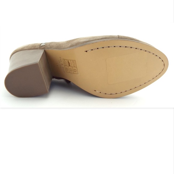 New Rag&Bone Stone Suede Cap Toe Fringe Booties 41 - Picture 8 of 8